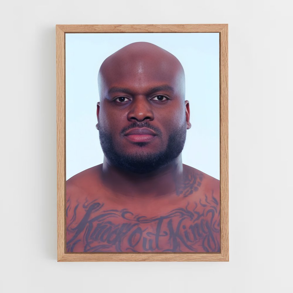Poster Derrick lewis imposante – affiche MMA (vue 4)